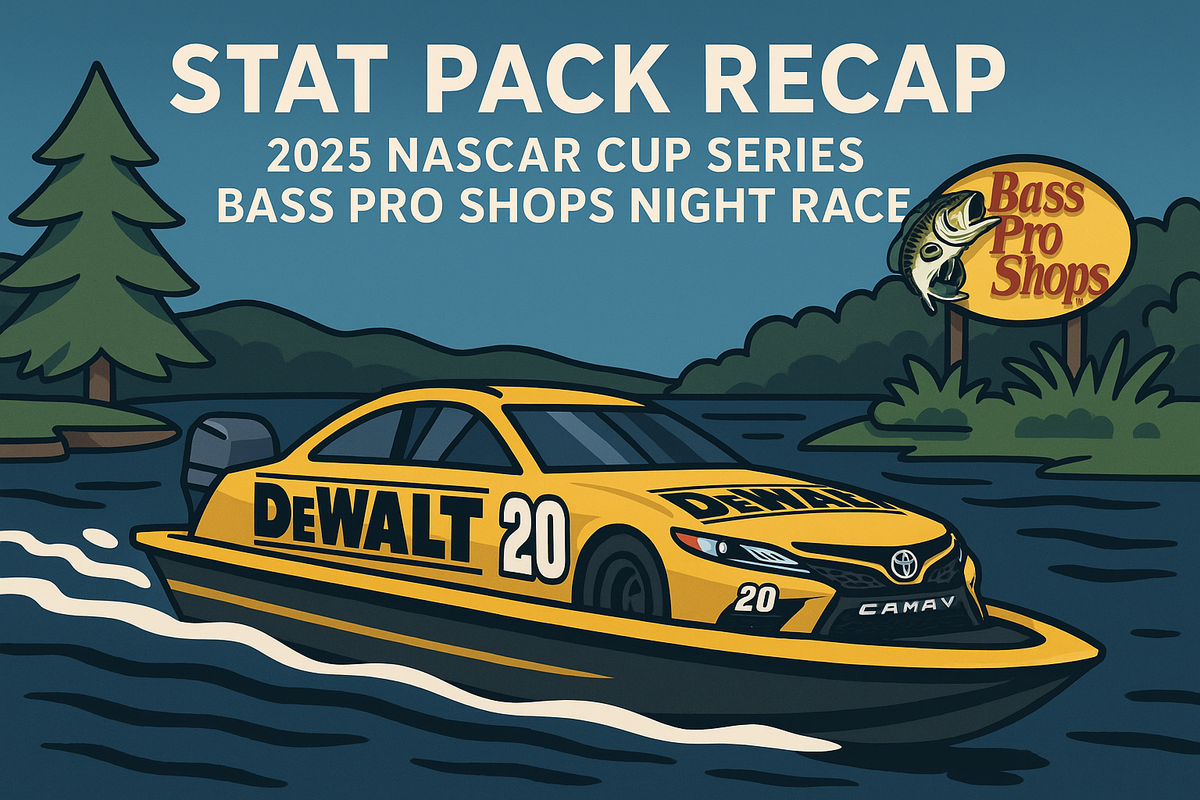 Stat Pack Recap: 2025 NASCAR Cup Series Bass Pro Shops Night Race