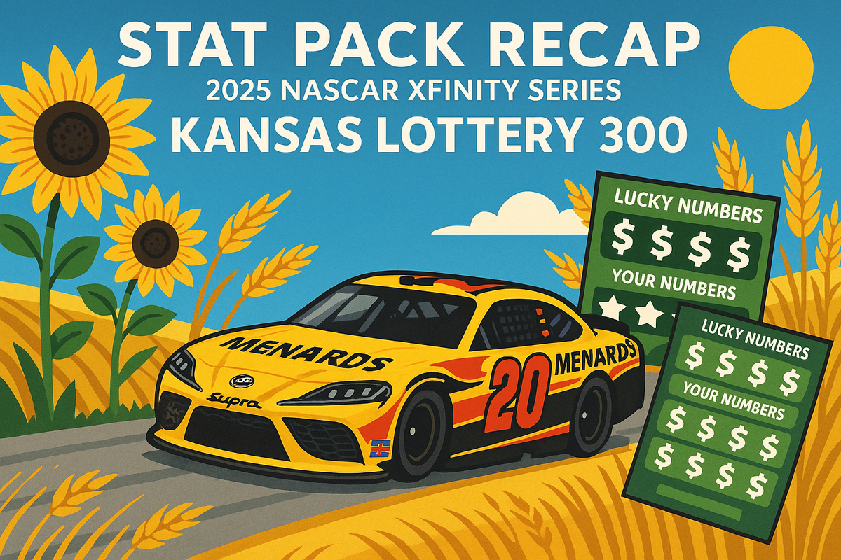 Stat Pack Recap: 2025 NASCAR Xfinity Series Kansas Lottery 300