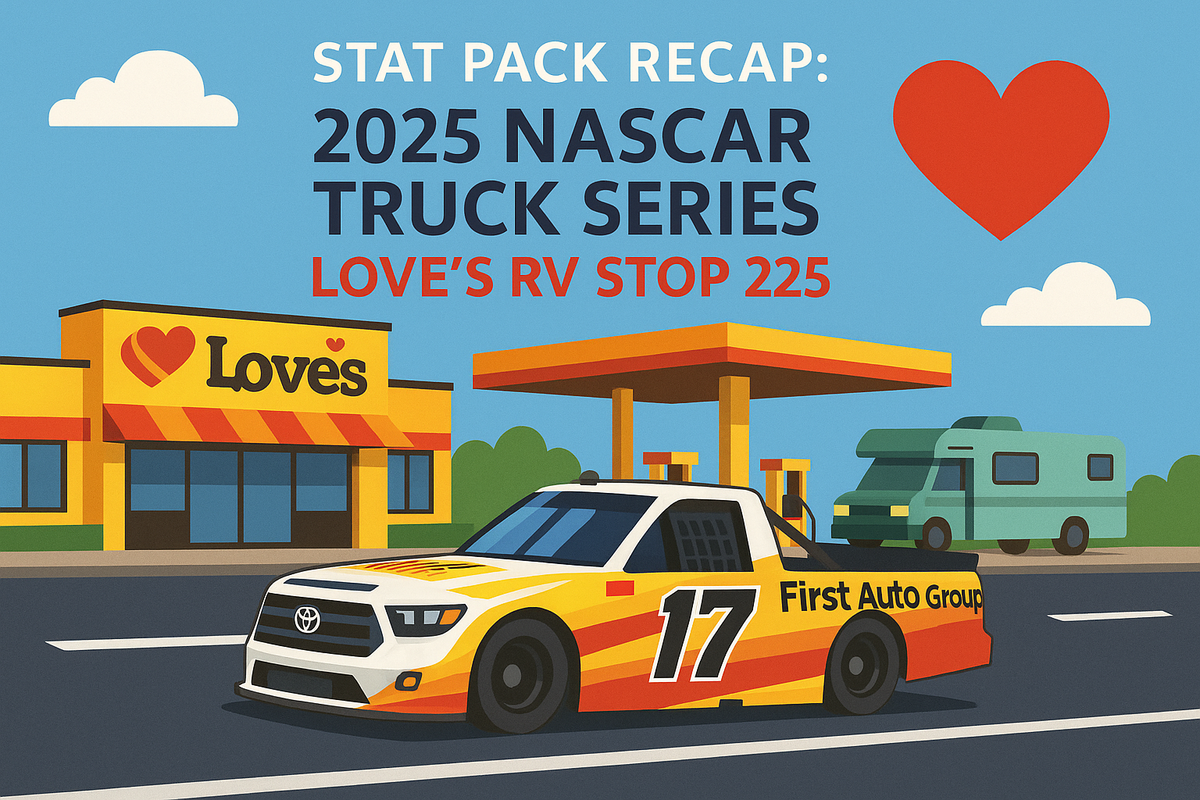 Stat Pack Recap: 2025 NASCAR Truck Series Love's RV Stop 225