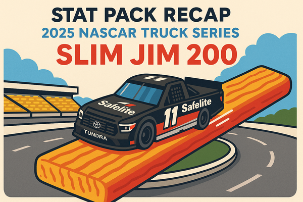 Stat Pack Recap: 2025 NASCAR Truck Series Slim Jim 200