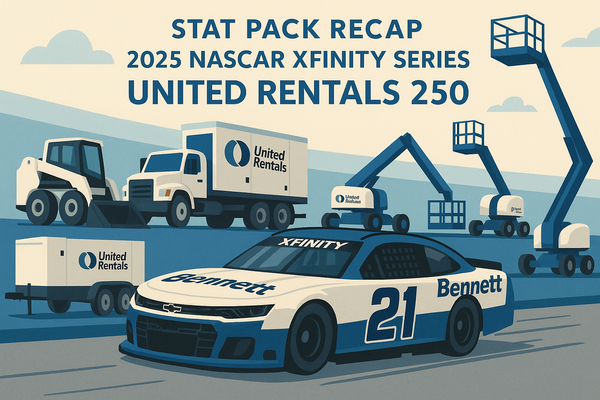 Stat Pack Recap: 2025 NASCAR Xfinity Series United Rentals 250